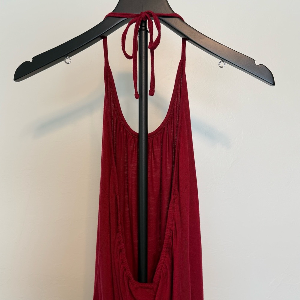 Urban Nomad Deep Red Halter Top Size Small / Medium - Picture 8 of 10